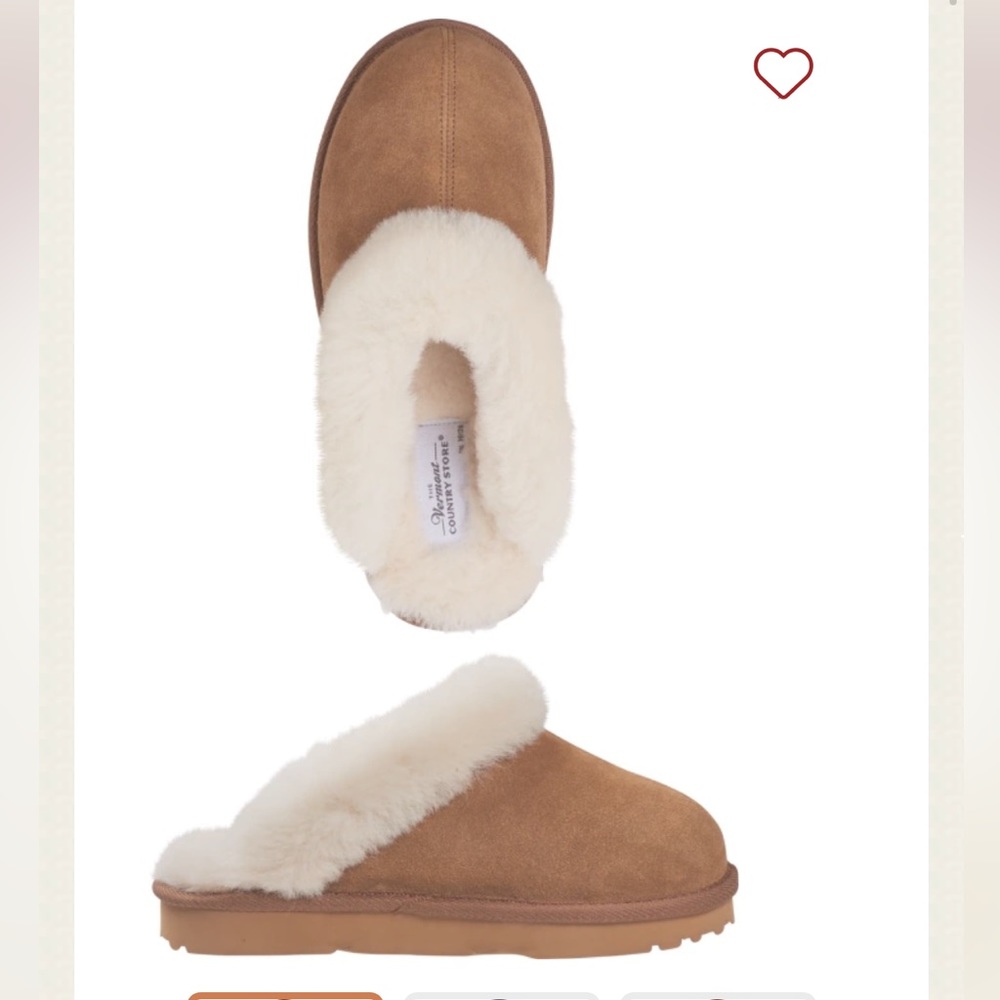 RJ’s Fuzzies Genuine Sheepskin slippers youth L 5-6 women’s 7-8 NWT